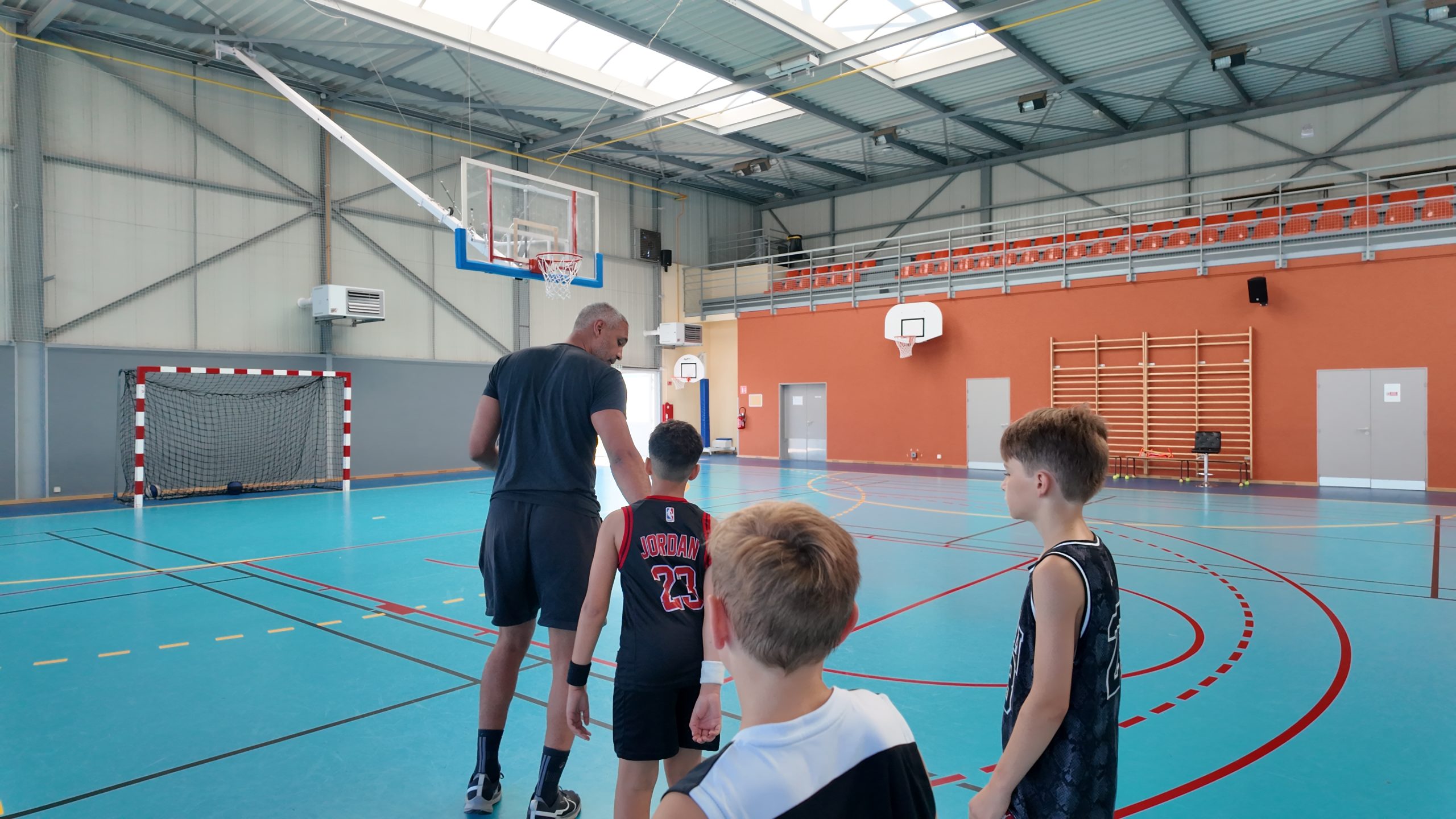 Réglage technique avec les plus jeunes - Stage MZ Basket